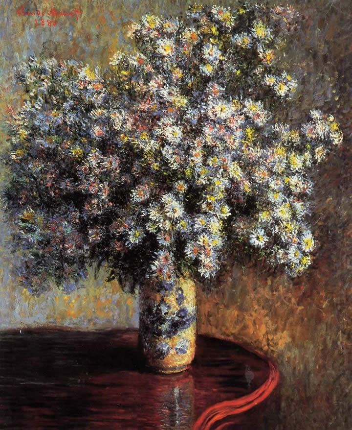 Claude Monet Asters